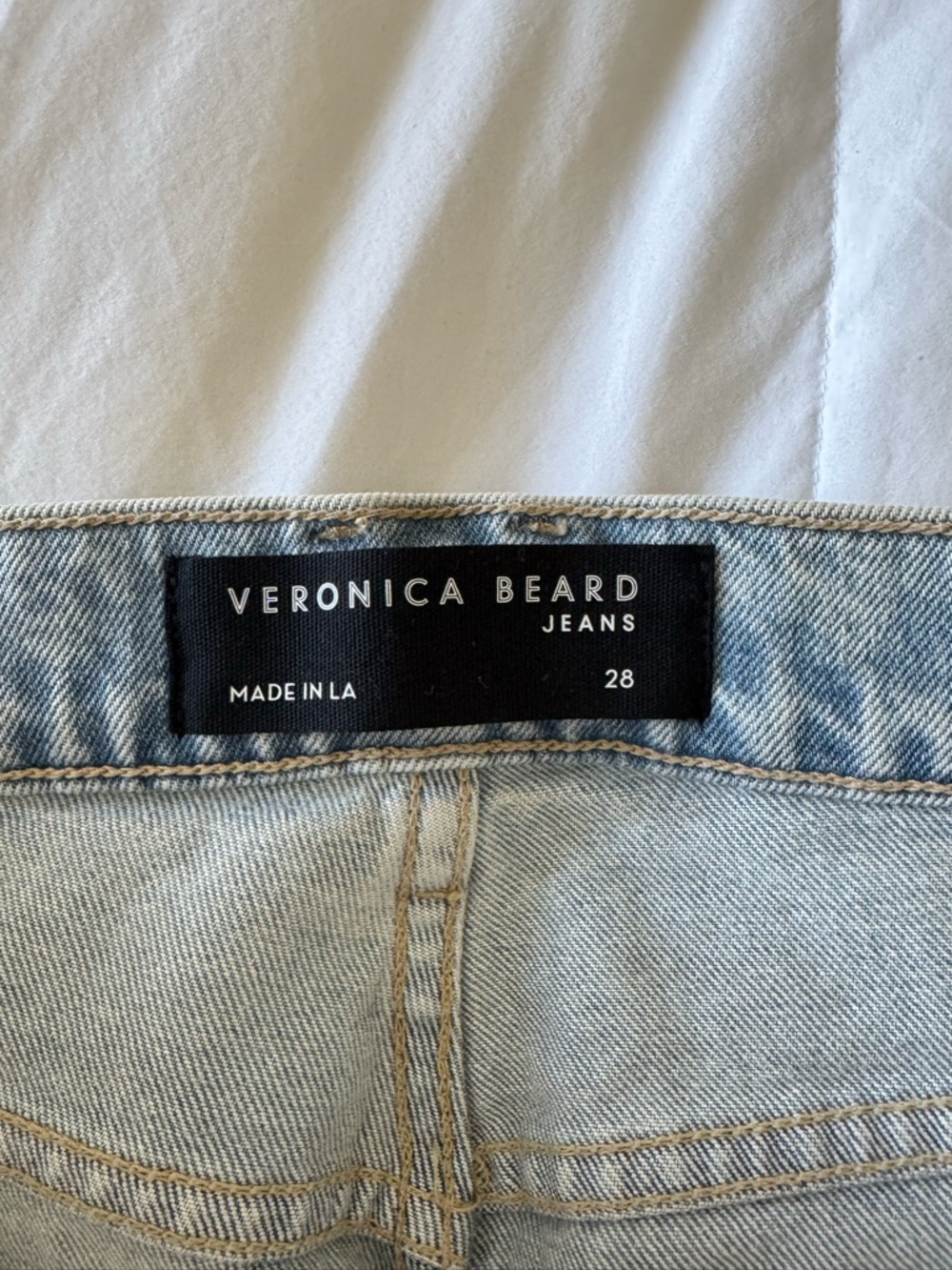 🔹 Veronica Beard Carly High-Rise Kick Flare Jeans - Pier Pressure - size 28 - Picture 3 of 7